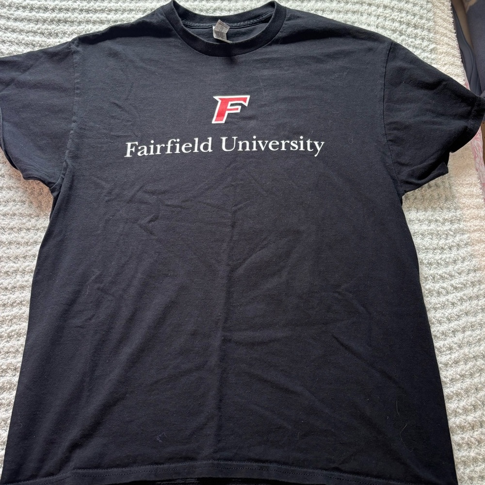 Gildan Black Short Sleeve Tee Fairfield University